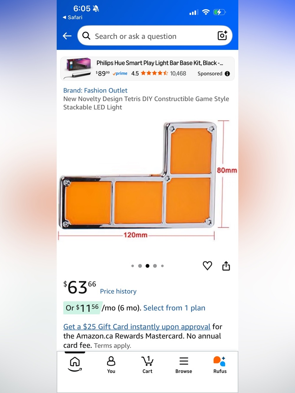 Colorful LED Tetris Wall Light - Multi Color - Picture 14 of 15